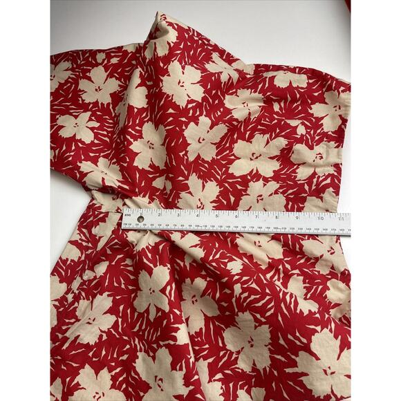 3 for $25-Due Per Due Red With Tan Pants Lightweight Cotton-blend Size 12 - Picture 6 of 12